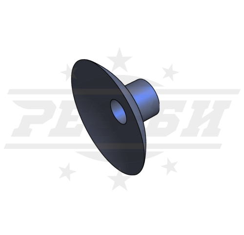 картинка Присоска резиновая 30 мм в интернет магазине ООО "СП "Рез-Би"